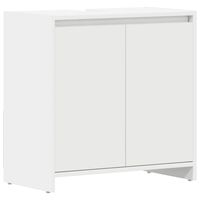 vidaXL Bathroom Cabinet White 60x33x61 cm Engineered Wood, white vidaXL Bathroom Cabinet White 60x33x61 cm Engineered Wood
