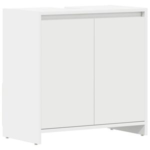 vidaXL Bathroom Cabinet White 60x33x61 cm Engineered Wood