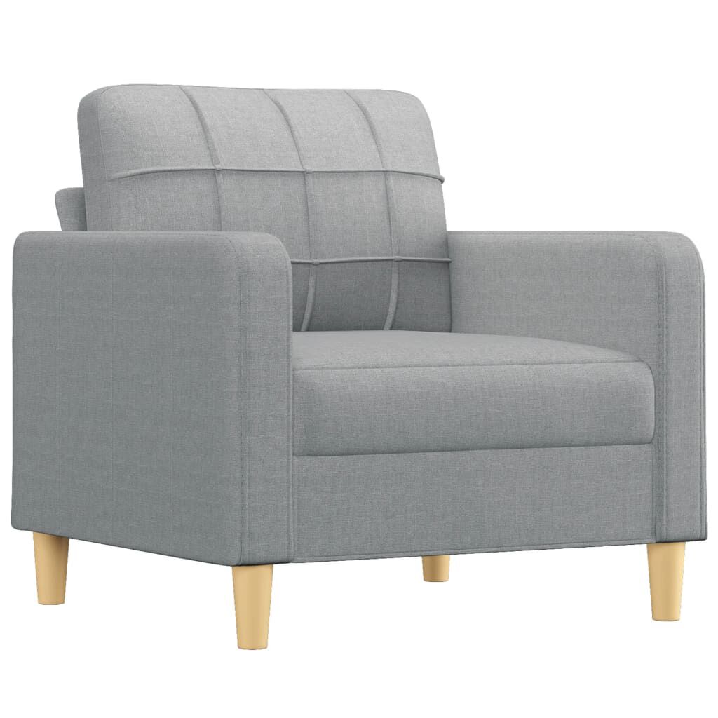 vidaXL 3-Seater Sofa Cream 180 cm Fabric