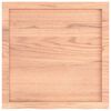 vidaXL Table Top Light Brown 60x60x(2-4) cm Treated Solid Wood Oak