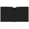 vidaXL Bathroom Cabinet Black 60x32x53.5 cm Engineered Wood