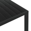 vidaXL 5 Piece Garden Dining Set with Cushions Poly Rattan Black