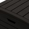 vidaXL Outdoor Garbage Bin Black 78x41x86 cm Polypropylene