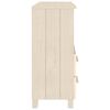 vidaXL Sideboard HAMAR Honey Brown 85x35x80 cm Solid Wood Pine