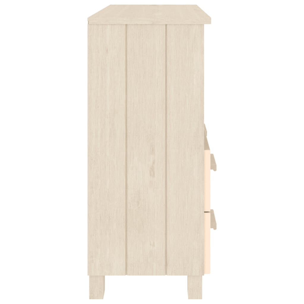 vidaXL Sideboard HAMAR Honey Brown 85x35x80 cm Solid Wood Pine