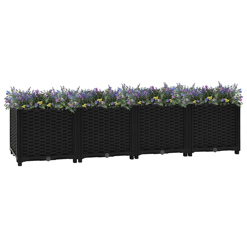 vidaXL Raised Bed 160x40x38 cm Polypropylene