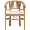 vidaXL 5 Piece Garden Dining Set Solid Wood Teak