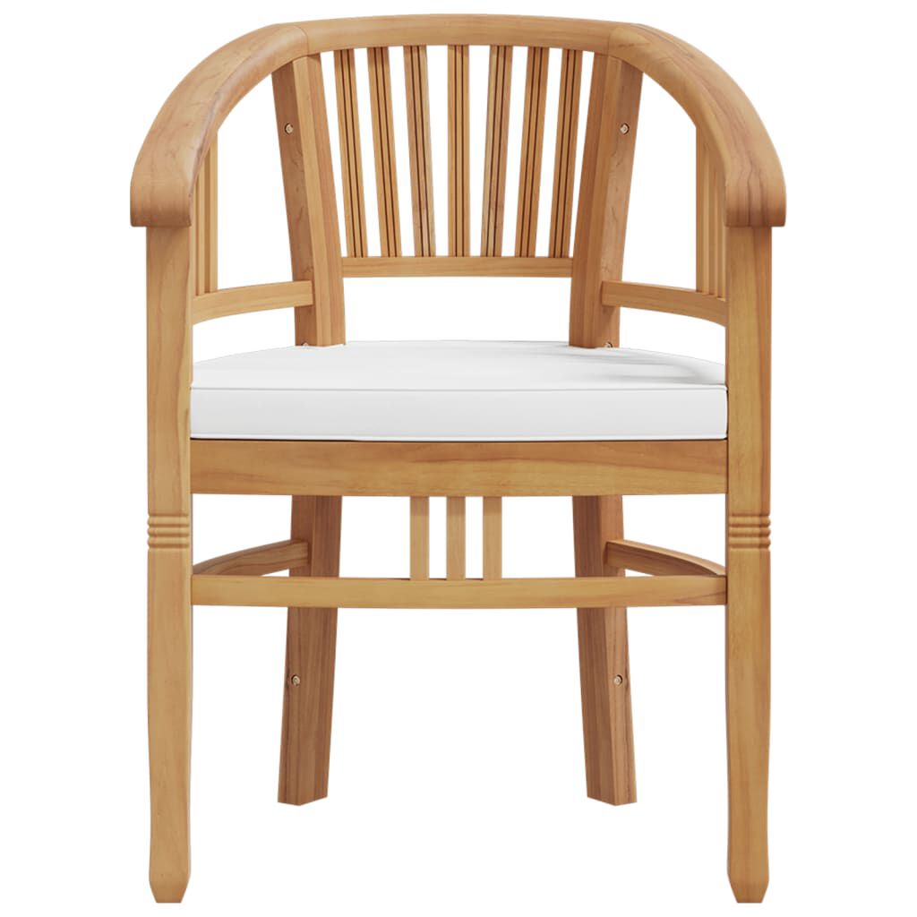 vidaXL 5 Piece Garden Dining Set Solid Wood Teak