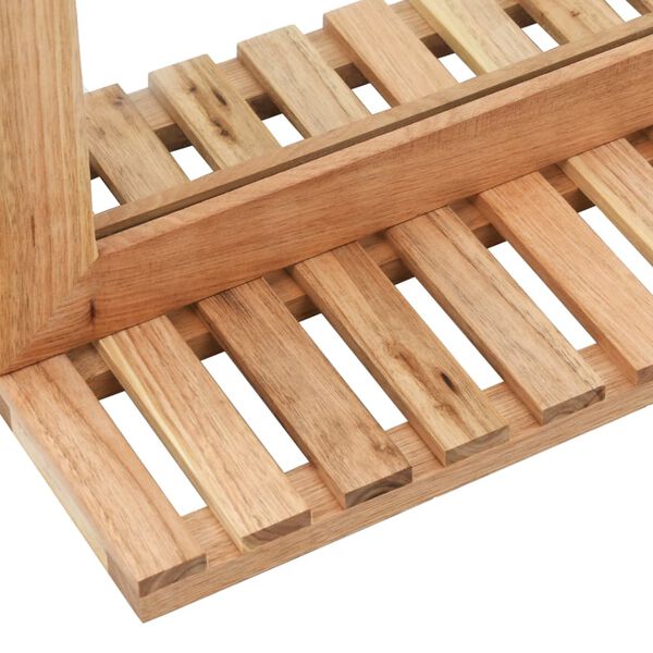 vidaXL Bathroom Mirror 60x12x62 cm Solid Walnut Wood