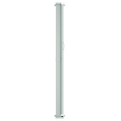 vidaXL Patio Retractable Side Awning 180x600 cm Grey, grey vidaXL Patio Retractable Side Awning 180x600 cm Grey