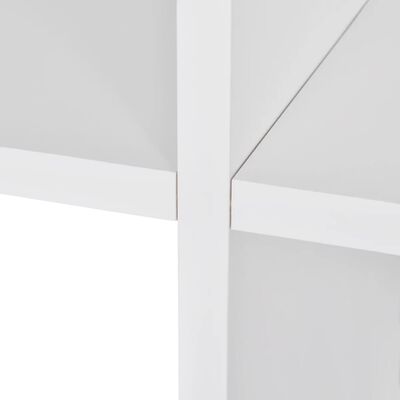 vidaXL Staircase Bookcase/Display Shelf 107 cm White, white vidaXL Staircase Bookcase/Display Shelf 107 cm White
