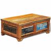 vidaXL Coffee Table | Multicolour | Reclaimed wood | Medium | Rectangular