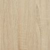 vidaXL Dining Table Sonoma Oak 140x74.5x76 cm Engineered Wood