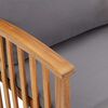 vidaXL Garden Chairs with Cushions 2 pcs Solid Acacia Wood