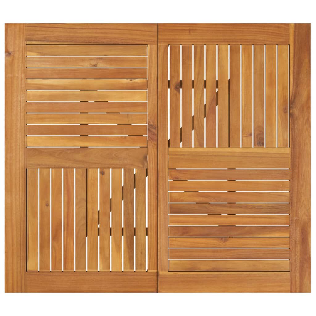 vidaXL Garden Table 85x85x75 cm Solid Wood Acacia