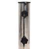 vidaXL Parasol Base Granite 30 kg Round Black