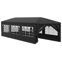 vidaXL Party Tent 3x9 m Anthracite, anthracite vidaXL Party Tent 3x9 m Anthracite