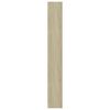 vidaXL 5-Tier Book Cabinet Sonoma Oak 40x24x175 cm Engineered Wood