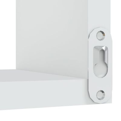 vidaXL Wall Corner Shelf White 40x40x50 cm Engineered Wood, white vidaXL Wall Corner Shelf White 40x40x50 cm Engineered Wood