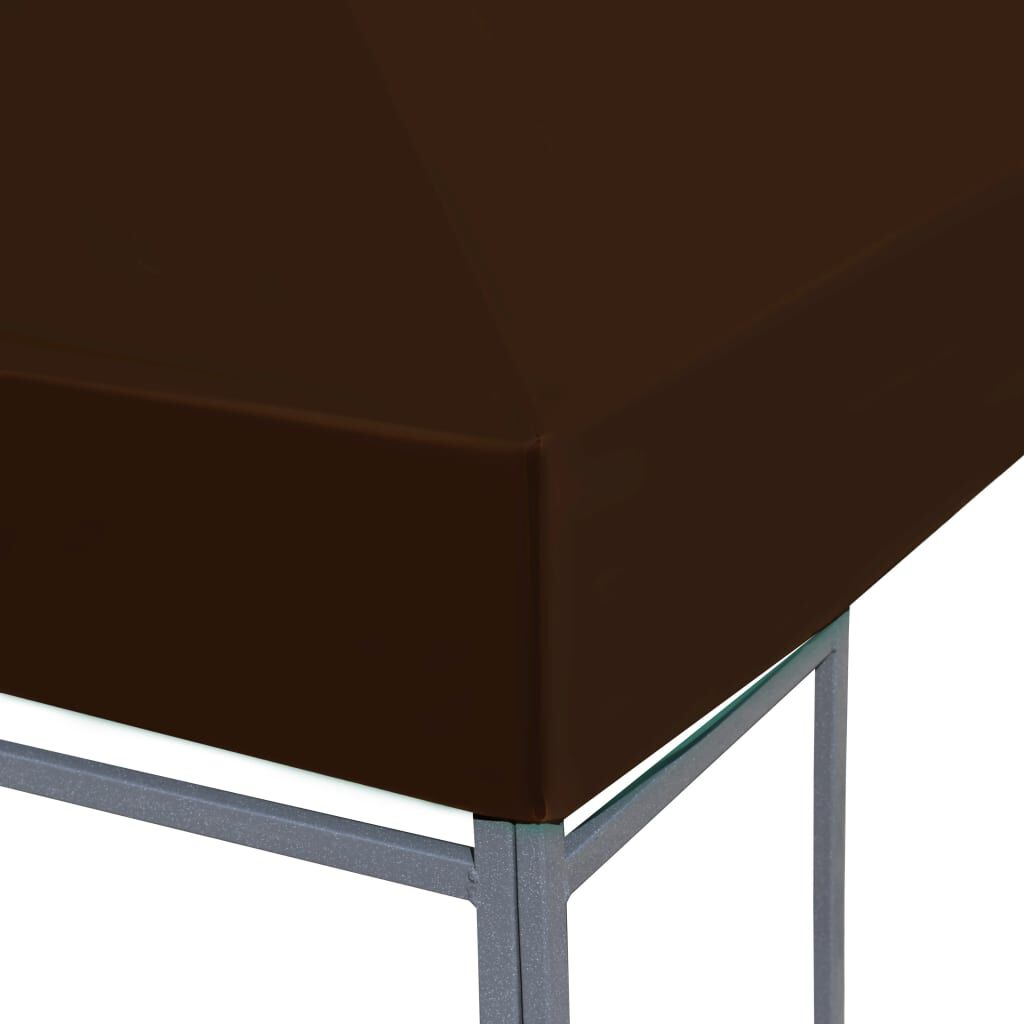 vidaXL Gazebo Top Cover 310 g/m² 3x3 m Brown