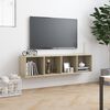 vidaXL Book Cabinet/TV Cabinet Sonoma Oak 143x30x36 cm