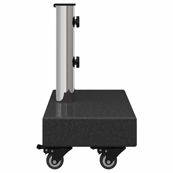 vidaXL Umbrella Base Black 45x25x8 cm Granite