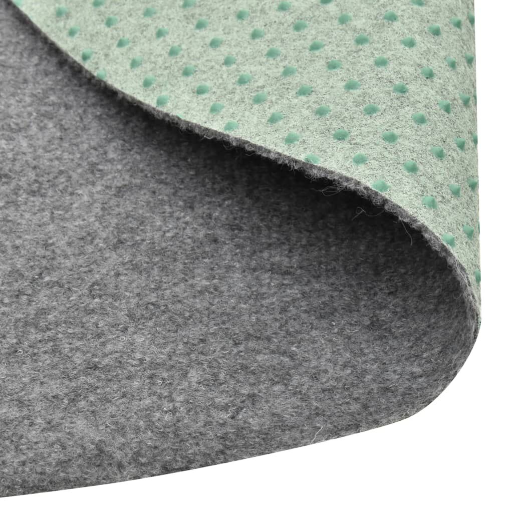 vidaXL Artificial Grass with Studs Dia.95 cm Grey Round