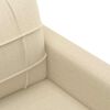 vidaXL 3-Seater Sofa Cream 180 cm Fabric