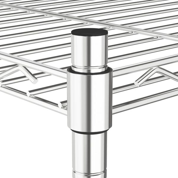 vidaXL 5-Tier Storage Shelf 90x35x180 cm Chrome 250 kg