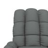 vidaXL Recliner Chair Dark Grey Fabric