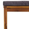vidaXL 6 Piece Garden Lounge Set with Cushion Solid Acacia Wood