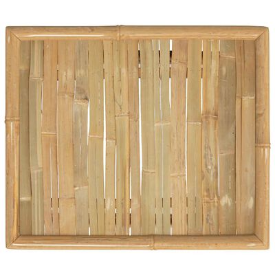 vidaXL Garden Table 65x55x30 cm Bamboo, taupe vidaXL Garden Table 65x55x30 cm Bamboo