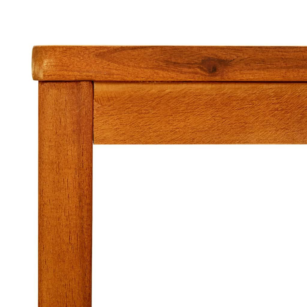 vidaXL Coffee Table 60x60x45 cm Solid Acacia Wood