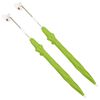 vidaXL Camping Chair Parasols 2 pcs Green 105 cm