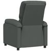 vidaXL Recliner Chair Dark Grey Fabric