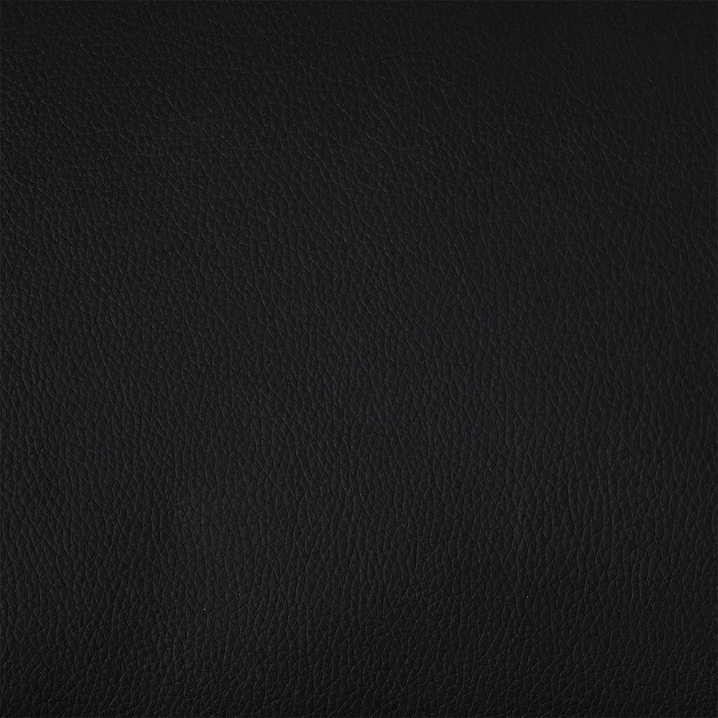 vidaXL Cube Armchair Black Faux Leather