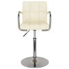 vidaXL Bar Stool Cream Fabric
