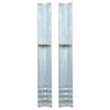 vidaXL L-shaped Ground Anchors 2 pcs Galvanised Steel 5x5x50 cm