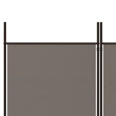 vidaXL 3-Panel Room Divider Anthracite 150x220 cm Fabric, anthracite vidaXL 3-Panel Room Divider Anthracite 150x220 cm Fabric
