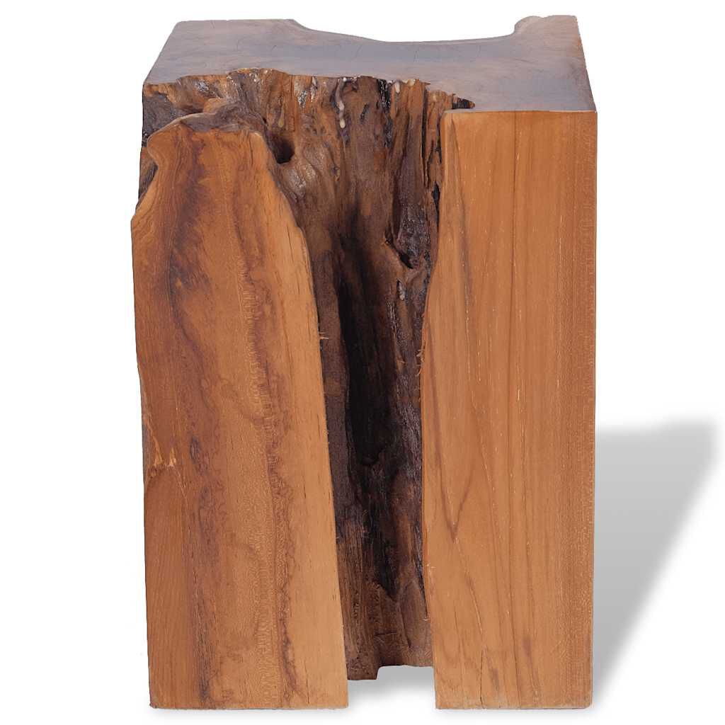 vidaXL Stool Solid Teak Wood