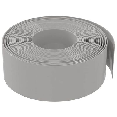vidaXL Garden Edgings 3 pcs Grey 10 m 20 cm Polyethylene, grey vidaXL Garden Edgings 3 pcs Grey 10 m 20 cm Polyethylene