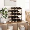 vidaXL Wine Rack for 20 Bottles Solid Pinewood