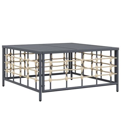 vidaXL 7 Piece Garden Lounge Set with Cushions Anthracite Poly Rattan,  vidaXL 7 Piece Garden Lounge Set with Cushions Anthracite Poly Rattan