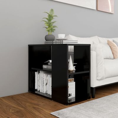 vidaXL Side Cabinet Black 60x30x50 cm Engineered Wood, black vidaXL Side Cabinet Black 60x30x50 cm Engineered Wood