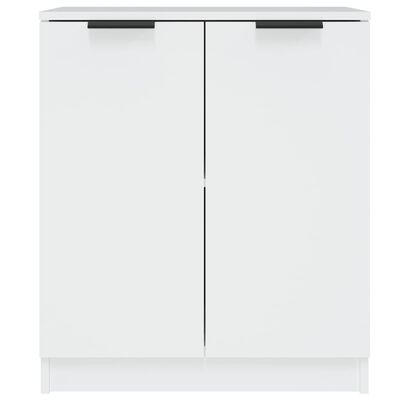 vidaXL Sideboards 2 pcs White 60x30x70 cm Engineered Wood, white vidaXL Sideboards 2 pcs White 60x30x70 cm Engineered Wood