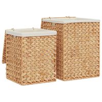 vidaXL Laundry Baskets 2 pcs Water Hyacinth,  vidaXL Laundry Baskets 2 pcs Water Hyacinth