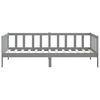 vidaXL Day Bed without Mattress Grey Solid Wood Pine 90x200cm