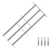 Adjustable Security Grille for Windows with 3 Crossbars 700-1050 mm