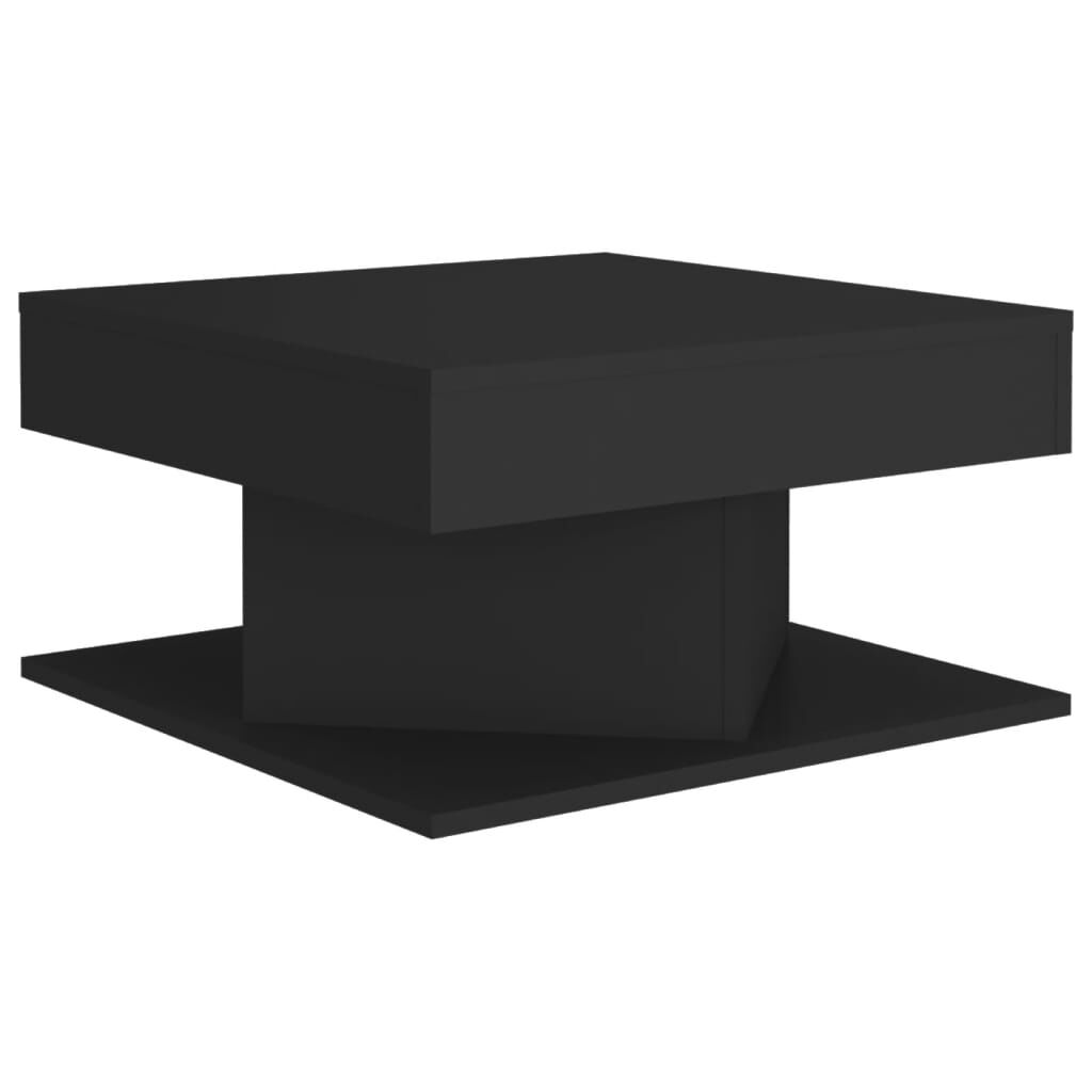 vidaXL Coffee Table Black 57x57x30 cm Engineered Wood