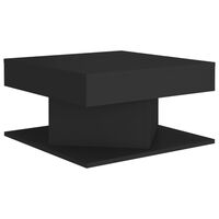 vidaXL Coffee Table Black 57x57x30 cm Engineered Wood, black vidaXL Coffee Table Black 57x57x30 cm Engineered Wood